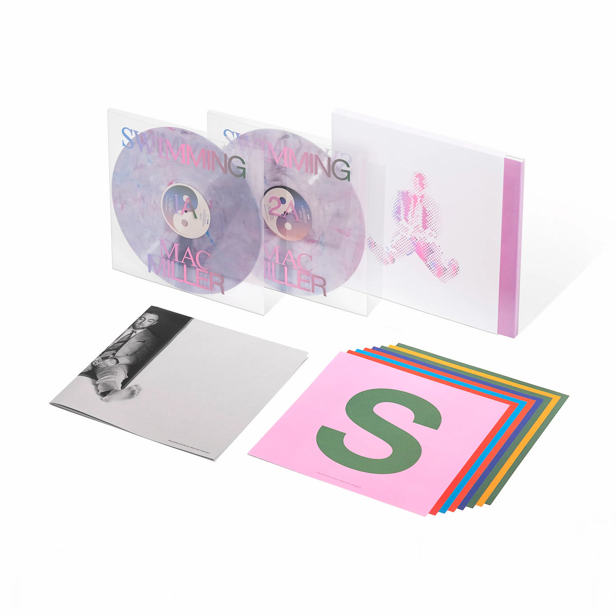 Mac Miller – Swimming (2018) - New 2 LP Record Box Set 2023 Warner Milky  Clear/Hot Pink/Sky Blue Marble Vinyl, Poster & Cards - Hip Hop