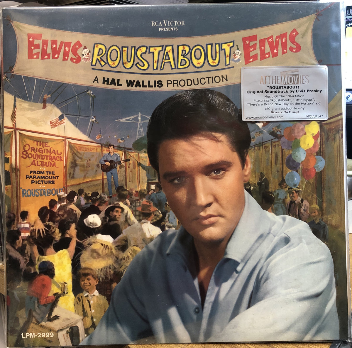 Elvis Presley ‎– Roustabout (1964) - New LP Record 2010 Music On Vinyl  Europe Import 180 gram Vinyl - Rock & Roll / Soundtrack