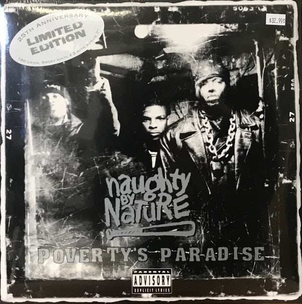 Naughty By Nature ‎– Poverty's Paradise (1995) - New 2 LP Record Store Day  2019 Tommy Boy USA RSD Black Friday 180 gram Smoky Colored Vinyl & 7