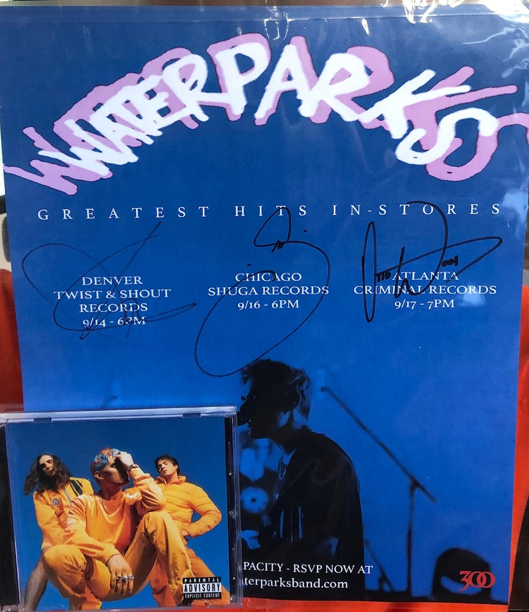 Waterparks – Greatest Hits - New CD 2021 Album 300 Entertainment & Signed /  Autographed Poster - Pop Punk / Alternative Rock