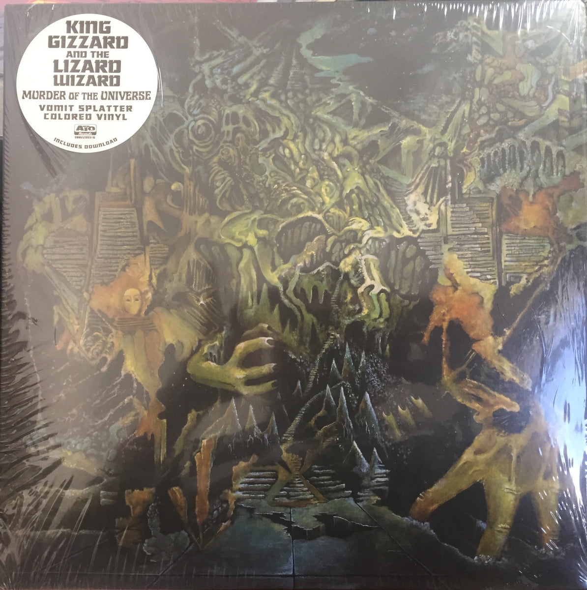 SIGNED King Gizzard and the Lizard Wizard Murder of the Universe ATO Blue LP 12 deals