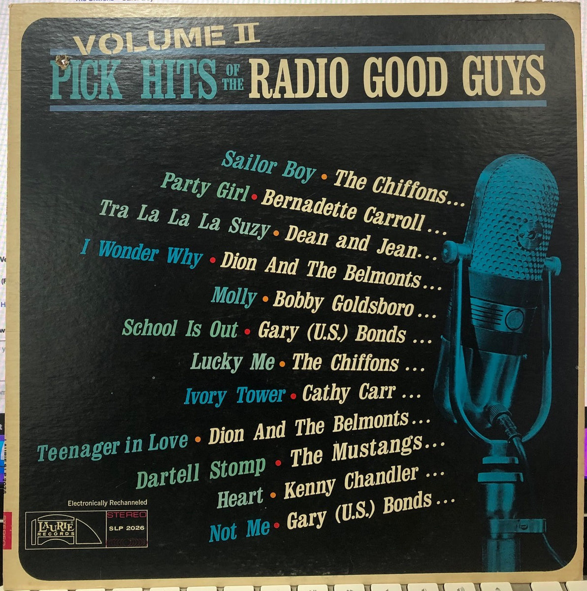 Various – Radio Good Guys, Volume II - VG+ LP Recrd 1963 Laurie USA Vinyl -  Pop Rock / Rhythm & Blues