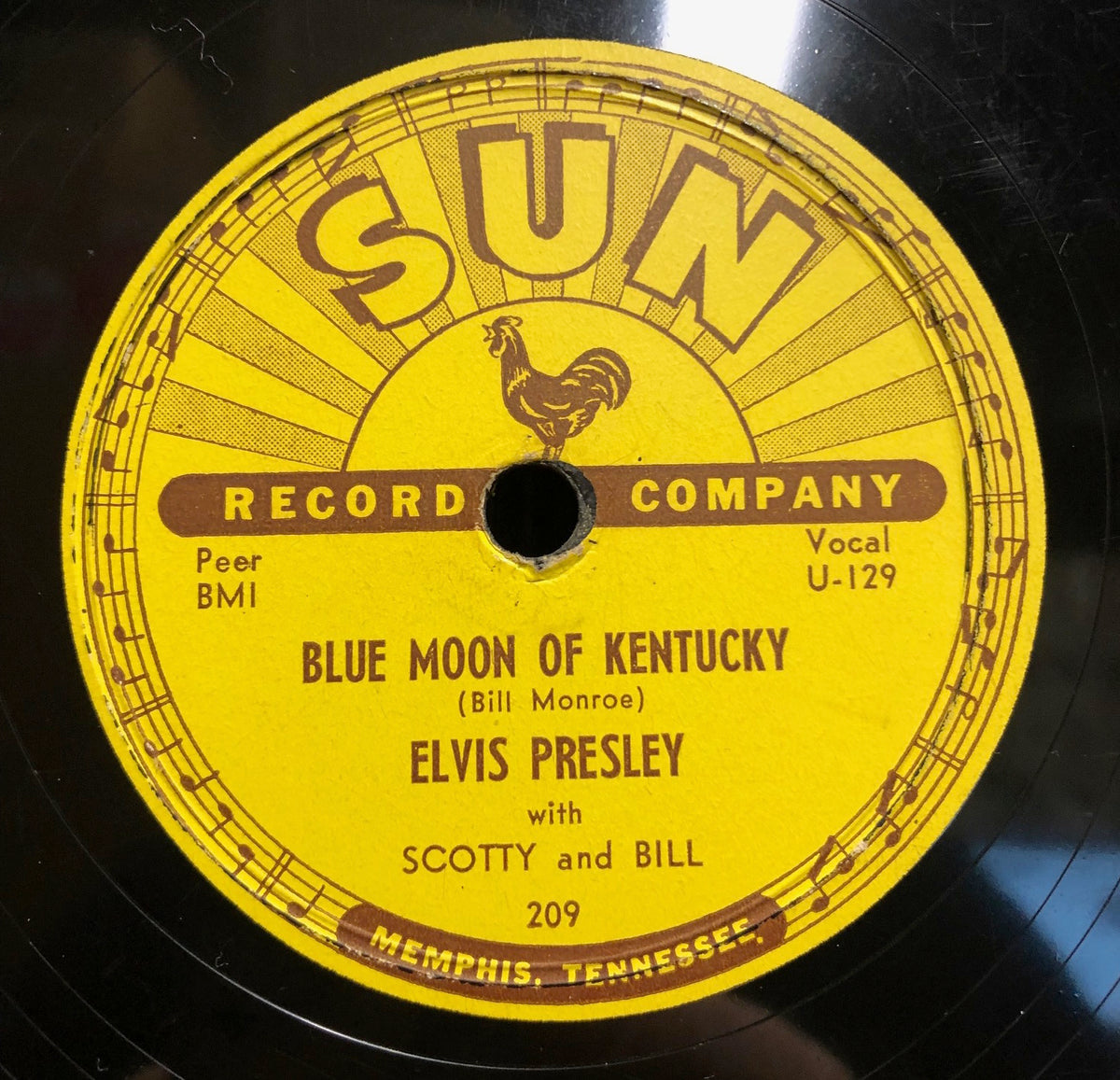 Elvis Presley With Scotty And Bill – That's All Right / Blue Moon Of K–  Shuga Records