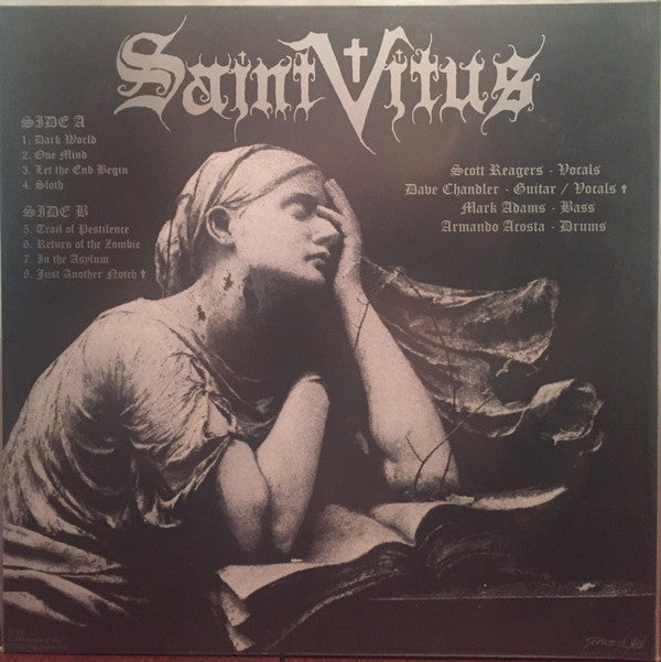 Saint Vitus ‎– Die Healing (1995) - New LP Record 2019 Season Of Mist  Europe Import Crystal Clear Vinyl - Doom Metal