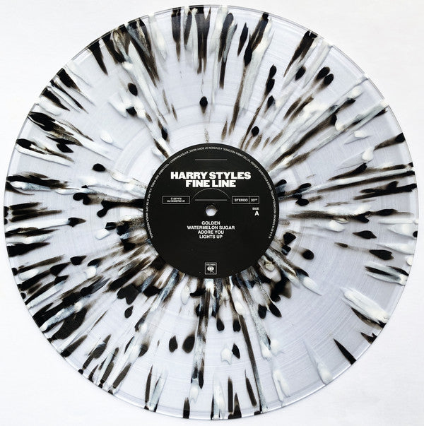 Harry Styles ‎– Fine Line - New 2 LP Record 2019 Columbia/Target Exclusive  Clear w/ Black & White Splatter Vinyl & Poster - Pop Rock / Brit Pop