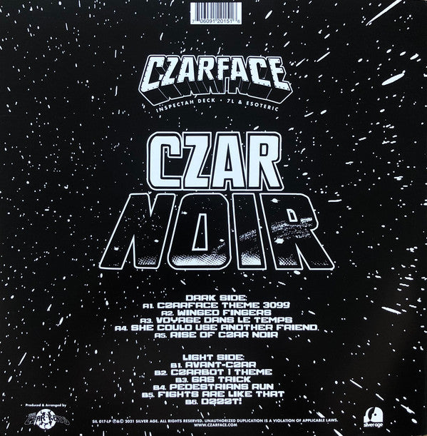 Czarface ‎– Czar Noir - New LP Record Store Day 2021 Silver Age RSD Vinyl &  Comic Book - Hip Hop / Instrumental