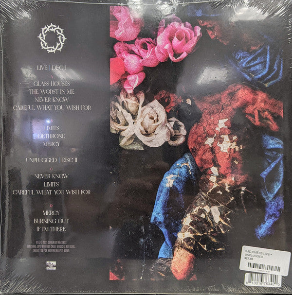 Bad Omens – Live + Unplugged - New 2 LP Record Store Day 2021 Sumerian RSD  Neon Magenta Inside Ultra Clear w/ Black Splatter Vinyl - Metalcore /