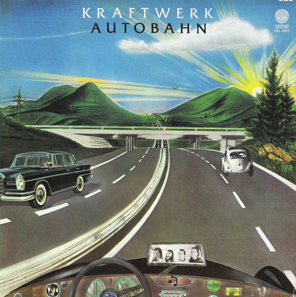 Kraftwerk - Autobahn - VG+ LP Record 1974 Stereo Vertigo USA Vinyl - Rock /  Electronic / Experimental