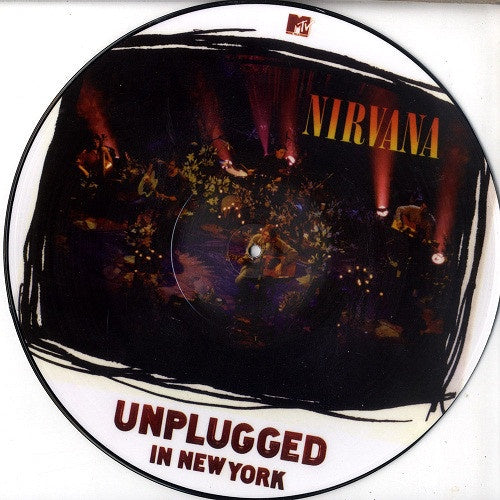 Nirvana ‎– MTV Unplugged In New York - VG+ Lp Record 2007 UK Import Pi–  Shuga Records