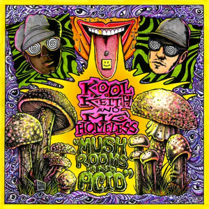 Kool Keith, MC Homeless – Mushrooms And Acid - New 12" EP Record 2024 Four Finger Vinyl - Hip Hop