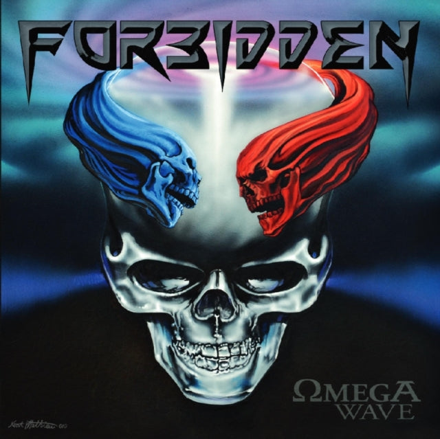 Forbidden - Omega Wave (2010) - New 2 LP Record 2024 M-Theory Clear, Blue & Red Vinyl - Thrash Metal