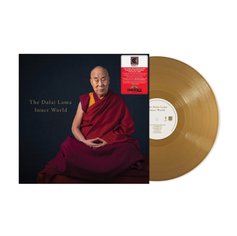 The Dalai Lama – Inner World (2020) - New LP Record Store Day 2024 Craft Gold Vinyl - Spoken Word / Spiritual / New Age