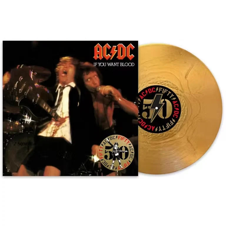 AC/DC - If You Want Blood You've Got It (50th Anniversary Edition) - New LP Record 2024 Columbia Gold Vinyl - Hard Rock