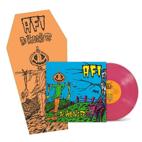 AFI - All Hallow´s E.P (1999) - New 10" EP Record 2024 Nitro Pink Vinyl & Coffin-shaped Blacklight Poster - Punk