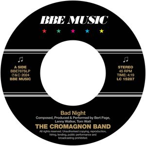 The Cromagnon Band - Bad Night / Quadrant - New 7" Single Record 2024 BBE Vinyl - Psych Rock / Jazz