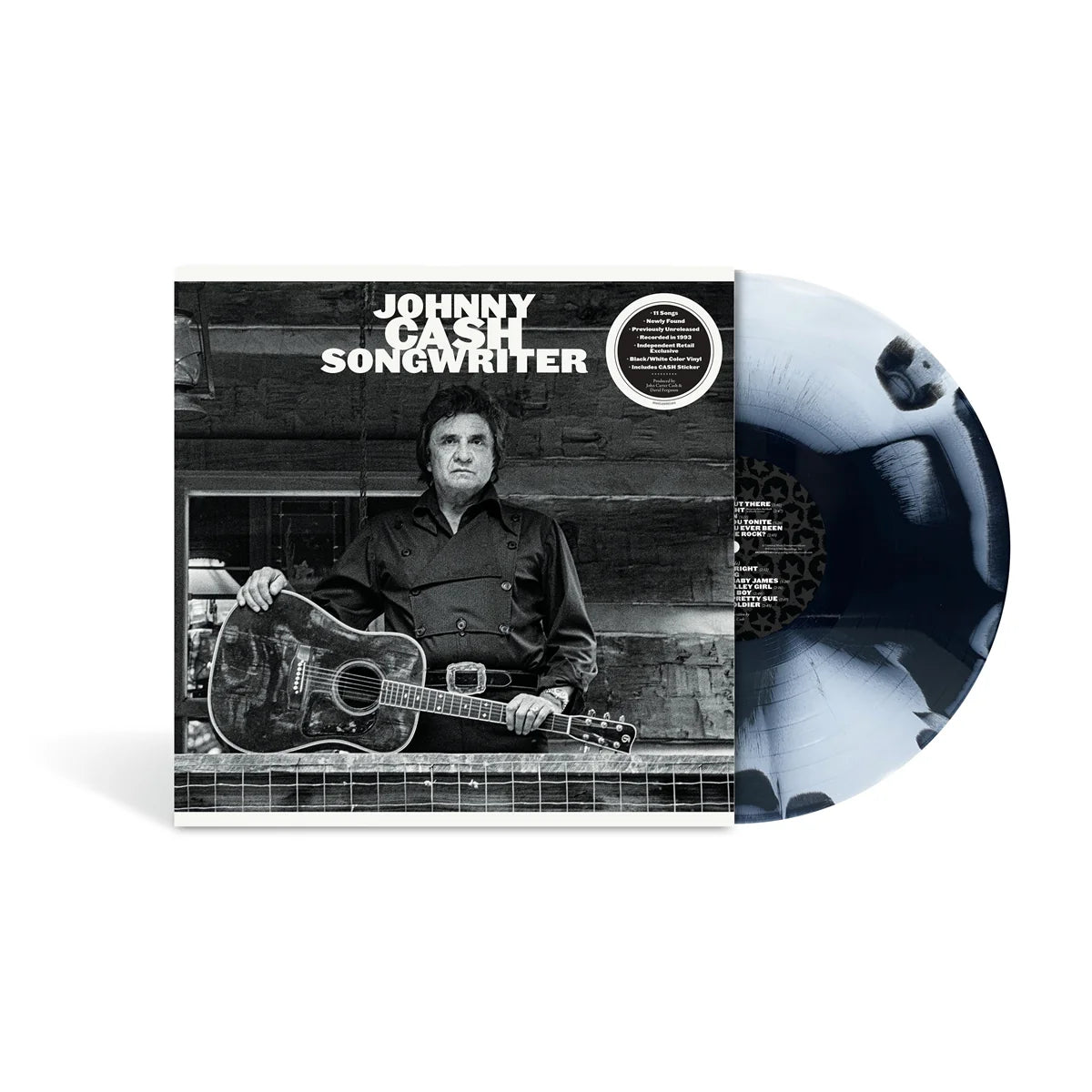 Johnny Cash - Songwriter - New LP Record 2024 Universal Music Indie Exclusive Black & White Vinyl Vinyl - Country / Folk