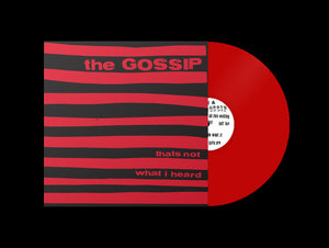 Gossip - That's Not What I Heard (2001) - New LP Record 2024 Kill Rock Stars Red Vinyl - Indie Rock / Blues Rock / Dance-Punk