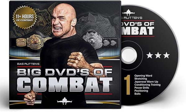 Bas Rutten's - Big DVDs of Combat - Mint- 7x DVD Box Set