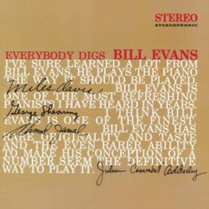 Bill Evans Trio - Everybody Digs Bill Evans (1959) - New LP Record 2024 Riverside 180 gram Red Vinyl - Post Bop