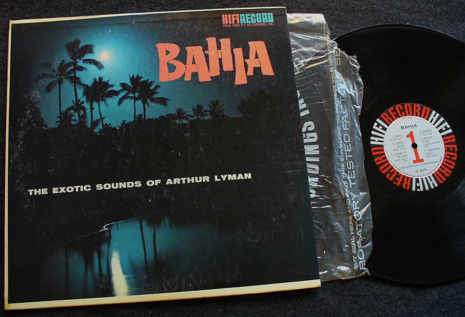 Arthur Lyman - Bahia - VG+ LP Record 1959 HiFi USA Vinyl - Jazz / Pacific / Exotica / Space-Age - Shuga Records