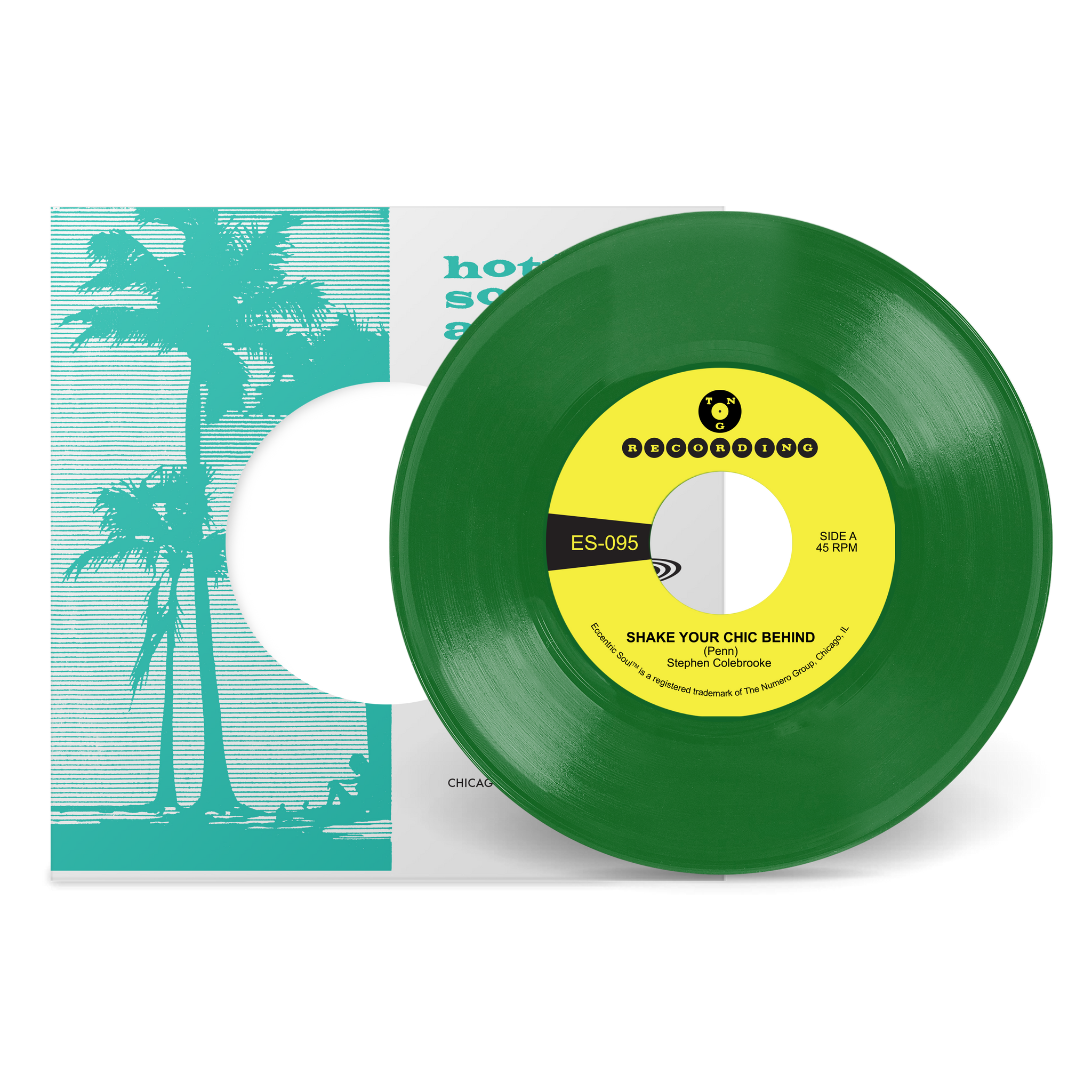 Stephen Colebrooke - Shake Your Chic Behind / Stay Away From Music - New 7" Single Record 2024 Numero Opaque Green Vinyl - Disco / Soul / AOR