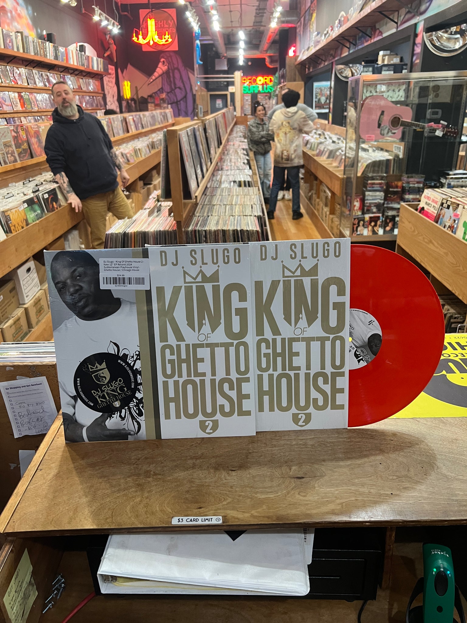 DJ Slugo - King Of Ghetto House 2 - New EP Record 2024 Subterranean Playhouse Shuga Exclusive Orange Vinyl - Ghetto House / Chicago House