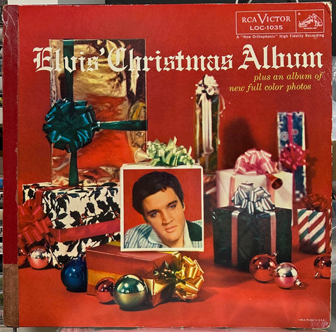 Elvis Presley - Elvis' Christmas Album - VG LP Record 1957 RCA Victor Original Mono Vinyl & Booklet - Holiday - Shuga Records