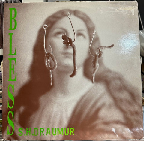 S.H.Draumur - Bless - VG+ LP Record 1988 Gramm Erðanúmúsik Iceland Vinyl & 2x Inserts - Punk Rock