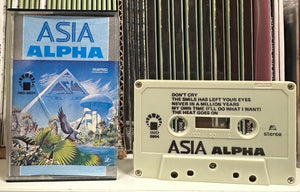 ASIA - Alpha - VG+ Cassette Tape 1983 IMD Saudi Arabia Edition Rare Unofficial - Pop Rock / Symphonic Rock