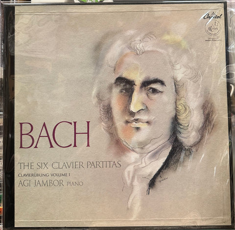 Agi Jambor - Bach - Piano - The Six Clavier Partitas - Mint- 2 LP Record 1958 Capitol USA Mono Original Vinyl - Classical