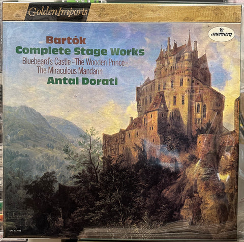 Antal Dorati - Bartók - Complete Stage Works Bluebeard's Castle / The Wooden Prince / The Miraculous Mandarin - Mint- 3 LP Record Box Set 1980 Mercury Stereo Europe Vinyl & Booklet - Classical - Shuga Records