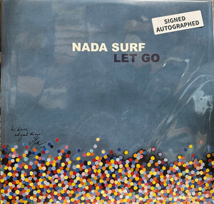 Signed Autographed By Matthew Caws - Nada Surf - Let Go - Mint- 2 LP Record 2009 Barsuk USA Vinyl, Insert & Download - Indie Rock