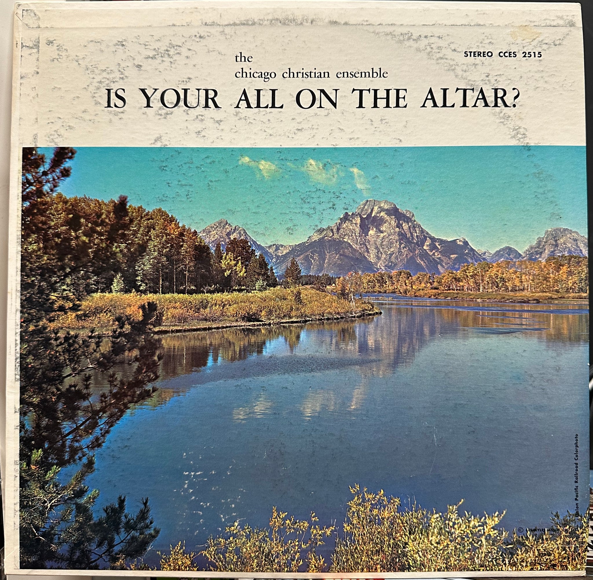 The Chicago Christian Ensemble - Is Your All On The Altar? - LP Record 1969 Private Press Self Released USA Vinyl - Gospel / Soul