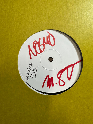 Signed Autographed - Nosmo - Wait For The Rain - Mint- 12" Single Record 1998 Self Released USA Vinyl - Chicago Psy-Trance / Progressive Trance