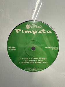 Pimpsta - Rollin On Them Thangs ('95 3-Wheel Mix) / Dickies And Houseshoes - New 12" Single Record 1995 Rrush Albatross USA Original Vinyl - Hip Hop / Rare Houston Texas