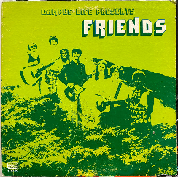 Friends - Friends - VG LP Record 1973 Airborn USA Private Press Atlanta GA Vinyl - Folk / Psychedelic Folk / Religious