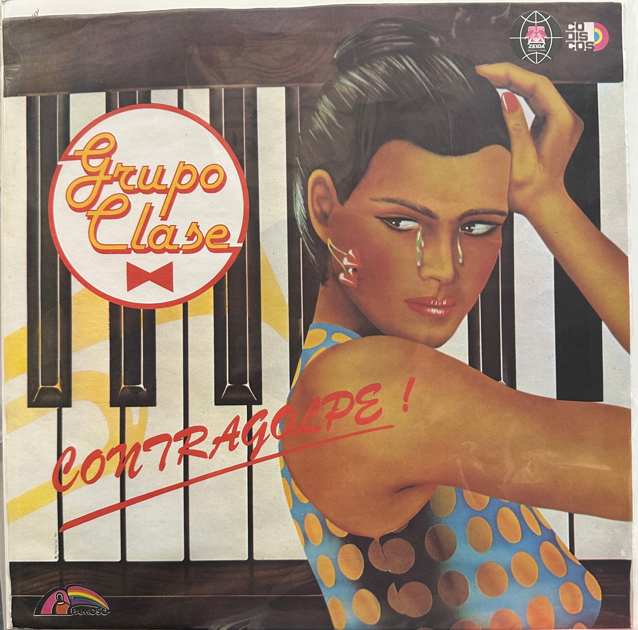 Grupo Clase - Contragolpe! - Mint- LP Record 1985 Zeida Codiscos Ecuador RARE Vinyl - Latin / Salsa / Funk - Shuga Records