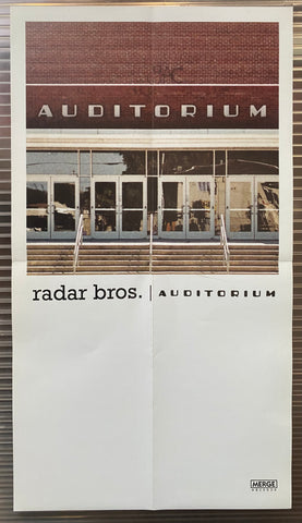 Auditorium - Radar Bros. (2008) - Promo Poster - 10" x 17"