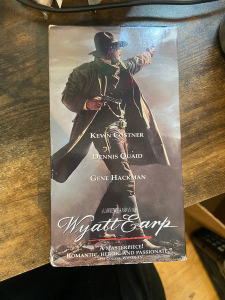 Wyatt Earp (1994) - Used 2 VHS 1994 Warner Brothers Tape