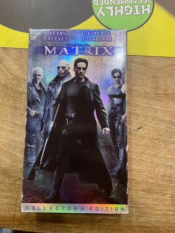 The Matrix (1999) - Used VHS 1999 Collector's Edition Warner Brothers Tape - Shuga Records