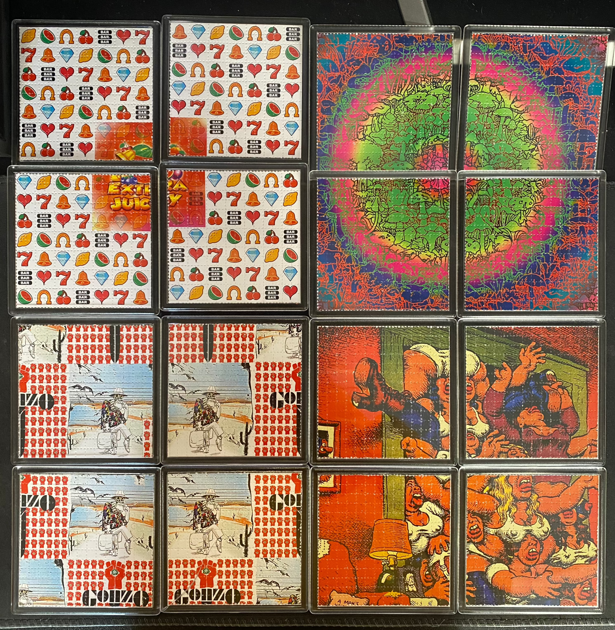 Acid Blotter Coasters - Set of 4