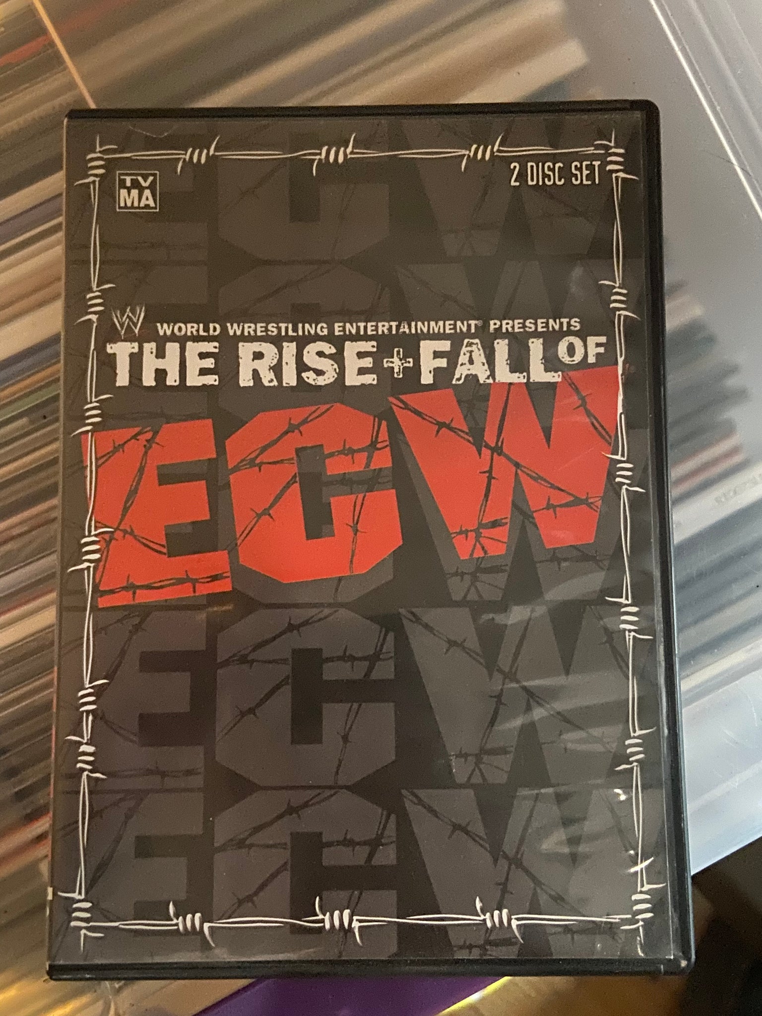 The Rise and Fall of ECW - Used VG+ DVD 2004 WWE Home Video