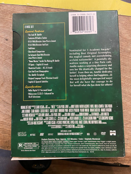 Amelie (2001) - Used 2 NM DVD 2002 Miramax Special Edition