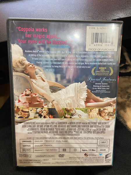 Marie Antoinette (2006) - Used NM DVD 2007 Widescreen Columbia Pictures