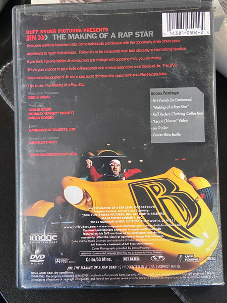 Ruff Ryders Presents Jin: The Making of a Rap Star (2003) - Used NM DVD 2003 Image Entertainment