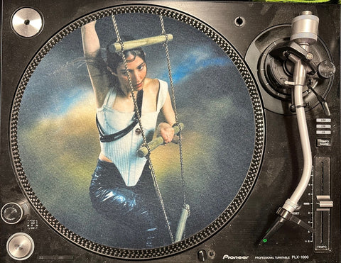 Daisy Record Player Mat, Vinyl Slipmat