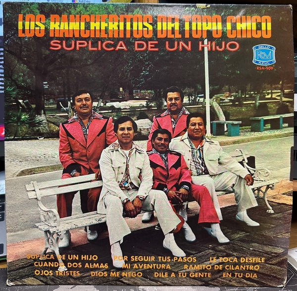 Los Rancheritos Del Topo Chico - Suplica De Un Hijo - VG+  LP Record 1978 Rovi USA Vinyl - Latin / Ranchera