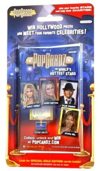 (1) One Pack - 2008 PopCardz The World's Hottest Stars Season 1 / One Trading Card Pop Cardz- 5 Cards - Shuga Records