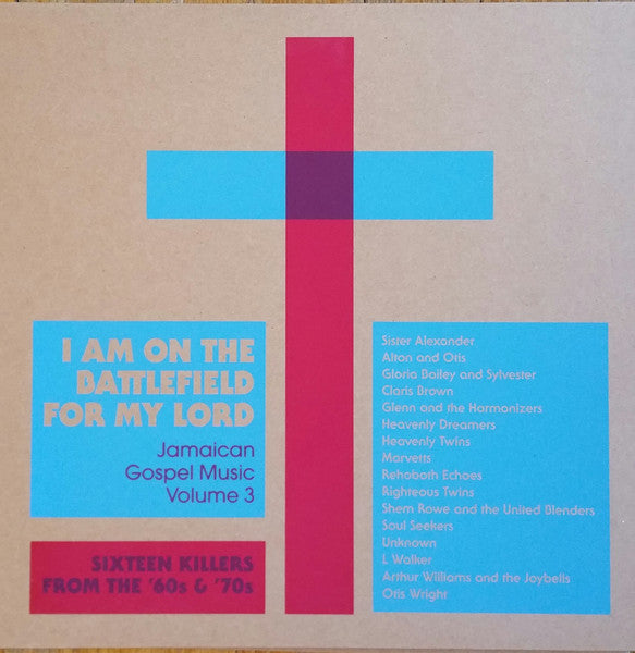 Various - I Am On The Battlefield For My Lord: Jamaican Gospel Music Volume 3 - New LP Record 2017 Social Yeti Buked & Scorned Detroit Made Vinyl, Screen Printed Cover & Insert - Gospel / Soul / Reggae - Shuga Records