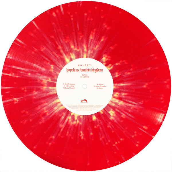 Halsey Bundle- orders HFK Indie Ltd Edition Red/Yellow Splatter & IICHLIWP Exclusive